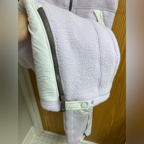 Free People Movement Hit the Slopes High Pile Fleece Snow Bibs Sz Xs - Picture 6 of 16